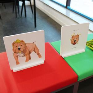 아트박스/꾸밈 ii606-스탠드액자2P_나의사랑강아지9