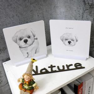 아트박스/꾸밈 ii609-스탠드액자2P_나의사랑강아지12