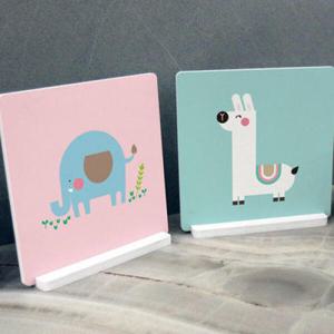 아트박스/꾸밈 pa674-스탠드액자2P_북유럽동물액자13