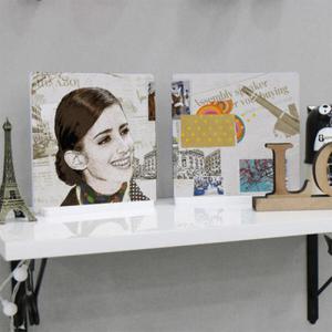 아트박스/꾸밈 ii592-스탠드액자2P_빈티지팝아트6