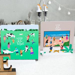 아트박스/꾸밈 ts247-스탠드액자2P_제주도에서살기03