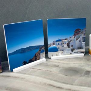 아트박스/꾸밈 cc809-스탠드액자2P_푸른산토리니섬