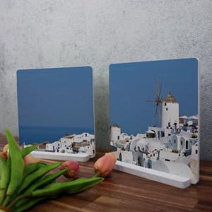 아트박스/꾸밈 cc813-스탠드액자2P_푸른산토리니섬5