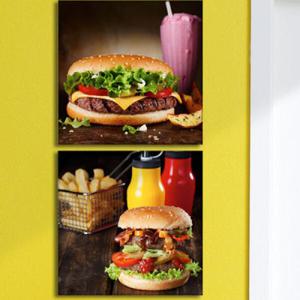 아트박스/꾸밈 pa443-아크릴액자_수제햄버거(중형)