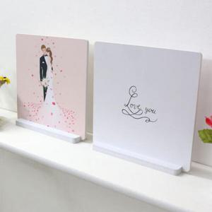 아트박스/꾸밈 pa905-스탠드액자2P_웨딩05(신랑신부03)