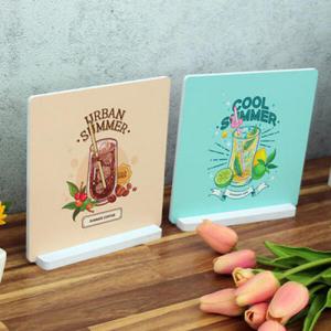 아트박스/꾸밈 ic870-스탠드액자2P_시원한음료