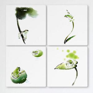 아트박스/꾸밈 if571-멀티액자_복을부르는청개구리