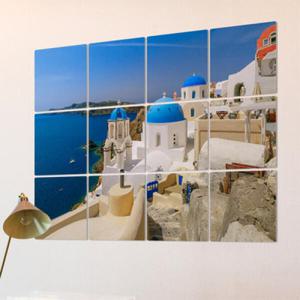 아트박스/꾸밈 cp730-멀티액자_산토리니의아침