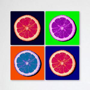 아트박스/꾸밈 ib543-멀티액자_오렌지팝아트2