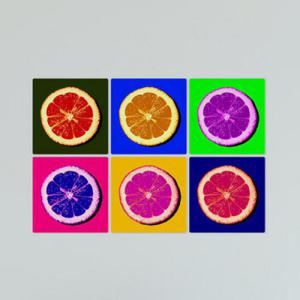 아트박스/꾸밈 ib544-멀티액자_오렌지팝아트3