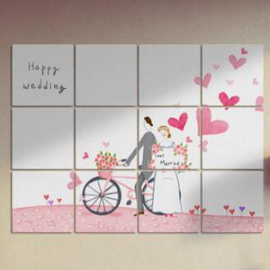 아트박스/꾸밈 ia285-멀티액자_해피웨딩02