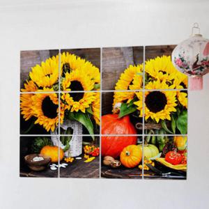 아트박스/꾸밈 pk421-멀티액자_빈티지풍수가득해바라기