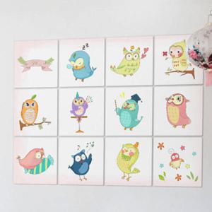 아트박스/꾸밈 cr419-멀티액자_좋은기운을주는부엉이