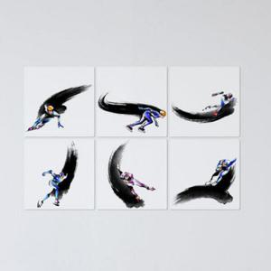 아트박스/꾸밈 if618-멀티액자_쇼트트랙과스피드스케이팅