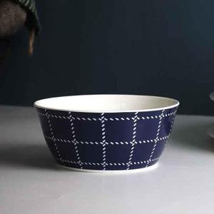 아트박스/로코리빙 본차이나 어반스티치 블루대접