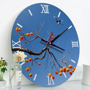 아트박스/꾸밈 ia395-풍수감나무와까치_인테리어벽시계