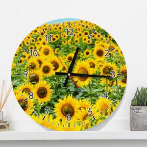아트박스/꾸밈 cd331-해바라기들_인테리어벽시계