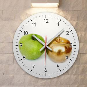아트박스/꾸밈 cd325-풋사과금사과두개_인테리어벽시계