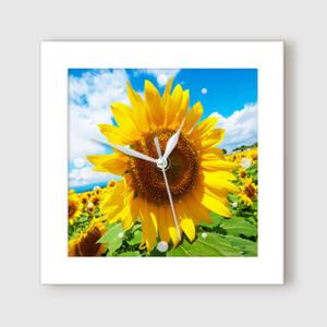 아트박스/꾸밈 it333-행운의해바라기_미니액자벽시계