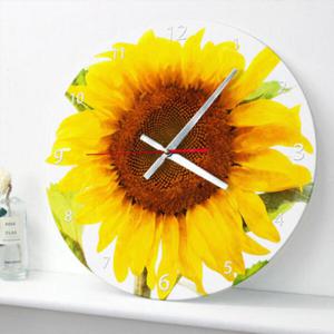 아트박스/꾸밈 ci931-행복을바라는해바라기_인테리어벽시계