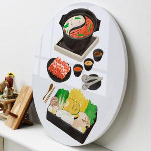 아트박스/꾸밈 ia527-원형아크릴액자_훠궈