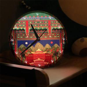 아트박스/꾸밈 nf349-LED시계액자25R_고궁의아름다움