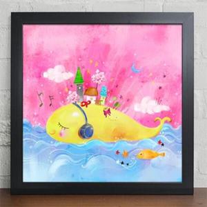 아트박스/꾸밈 cy079-즐거운 상상나라02_고래와음악