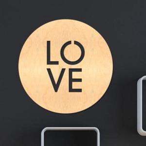 아트박스/디자인베이 우드월데코-레터링 love A51 (반제품)