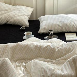 아트박스/메종드룸룸 앤더 스트라이프 베딩세트 (퀸 기본세트)