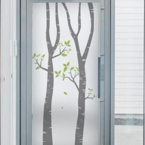 아트박스/꾸밈 pr079-로맨틱자작나무_유리문시트지