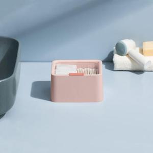 아트박스/베리구즈 화장솜 면봉 수납정리함 화장대정리 코튼박스