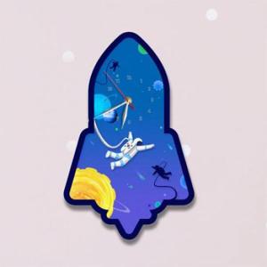 아트박스/꾸밈 nz595-인테리어벽시계_즐거운우주여행