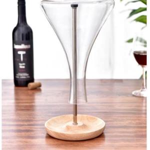 아트박스/와인앤쿡 소믈리에 빈티지 우든 와인 디켄터 홀더 1개