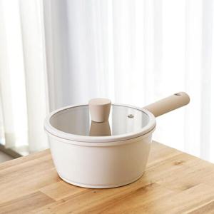 아트박스/서울리빙 라체나 크림 IH 인덕션냄비 18cm 편수