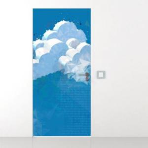 아트박스/꾸밈 gb264-사이언스입체구름_현관문시트지