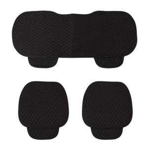 아트박스/위드마켓 원스카 자동차 시트방석 3종세트(블랙)
