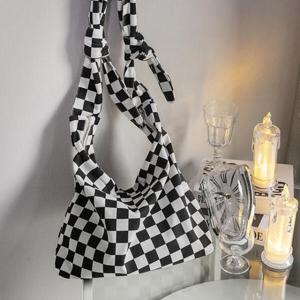 아트박스/라이니 체스 체커보드 매듭 크로스백 ba-60136c