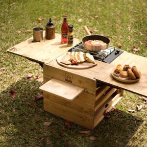 아트박스/카즈미 카즈미 네이처 우드 박스 캠핑테이블 캠핑용품