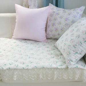 아트박스/앤코튼 웨딩로즈 린넨 레이스 3인용 소파패드 쇼파패드