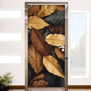 아트박스/꾸밈 dc777-골드낙엽_현관문시트지