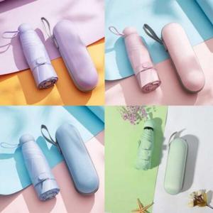 아트박스/이룸 마카롱 캡슐 5단 경량 양우산 자외선차단 우산 양