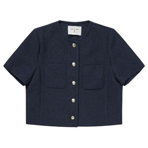 부루앤쥬디 트위드아웃포켓반팔자켓 BBRFJK116P