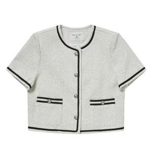 부루앤쥬디 반팔배색트위드자켓 BBRFJK119P