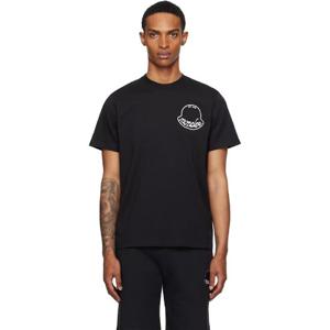 몽클레어 티셔츠 블랙 아키비오 크리에이티보 티셔츠 252111M213055