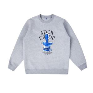 아더에러 포트레이트 트로피 로고 스웨트셔츠 그레이 BKAFWSW10GR