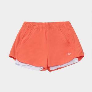 [퀵실버] 록시 주니어 걸 숏레깅스 레이어드 보드숏 TF21KS095_EMB