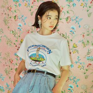 [바이탈싸인] Marathon T-shirt [Ivory]