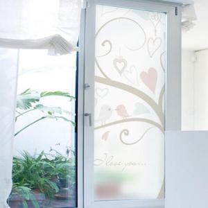 아트박스/꾸밈 ip539-러브버드트리_유리문시트지