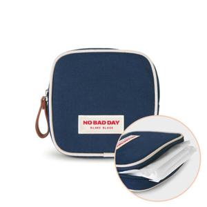 아트박스/블랑블랙 데이 코튼 파우치 [네이비]