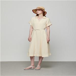 듀엘  오픈넥 플레어 원피스 (D252MSE046)